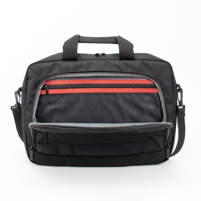ACT Suburb 15.6" Laptop Schoudertas | Gemaakt van Gerecycled Plastic | Zwart