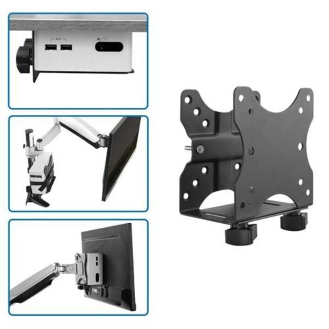 OEM StarTech ACCSMNT | Thin Client Houder | VESA Montagebeugel | Zwart