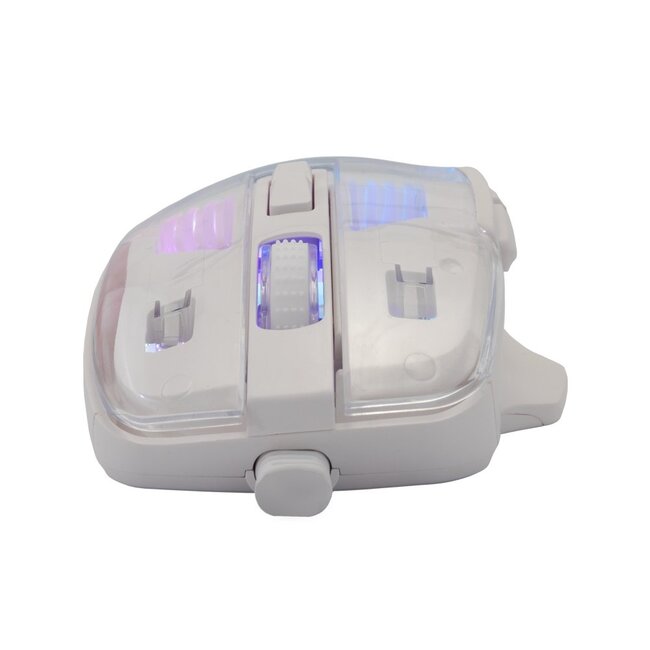 Baracuda ANGLERFISH RGB | Bedrade Gaming Muis | USB-A | 7200 DPI | Wit