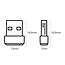 TP-Link Archer T2U Nano | Wi-Fi 5 USB Adapter | Dual-band (2,4 GHz / 5 GHz) | 600 Mbps | USB 2.0