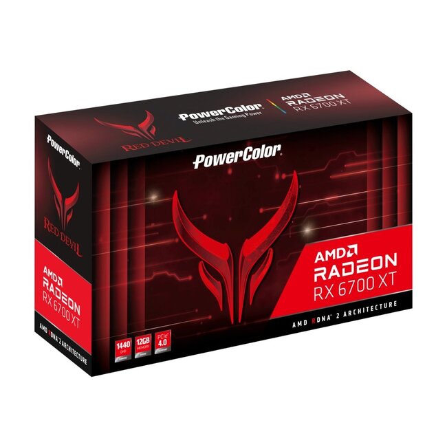 Powercolor PowerColor Red Devil Radeon RX 6700XT | 12GB GDDR6 VRAM | Videokaart | GPU | AMD