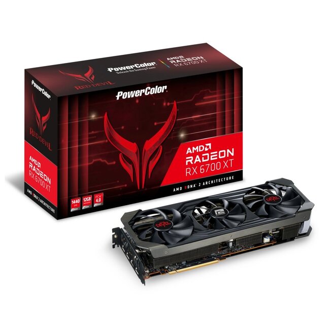 Powercolor PowerColor Red Devil Radeon RX 6700XT | 12GB GDDR6 VRAM | Videokaart | GPU | AMD