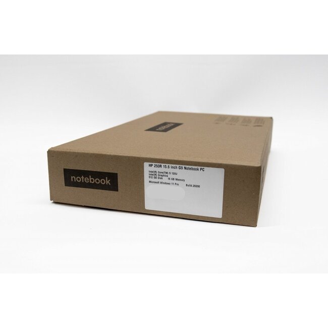 Hewlett Packard HP 250R G10 | 15.6 Full HD IPS | Intel Core 5 120U | 16GB RAM | 512GB SSD | W11 Pro | TWEEDE KANS (refurbished)