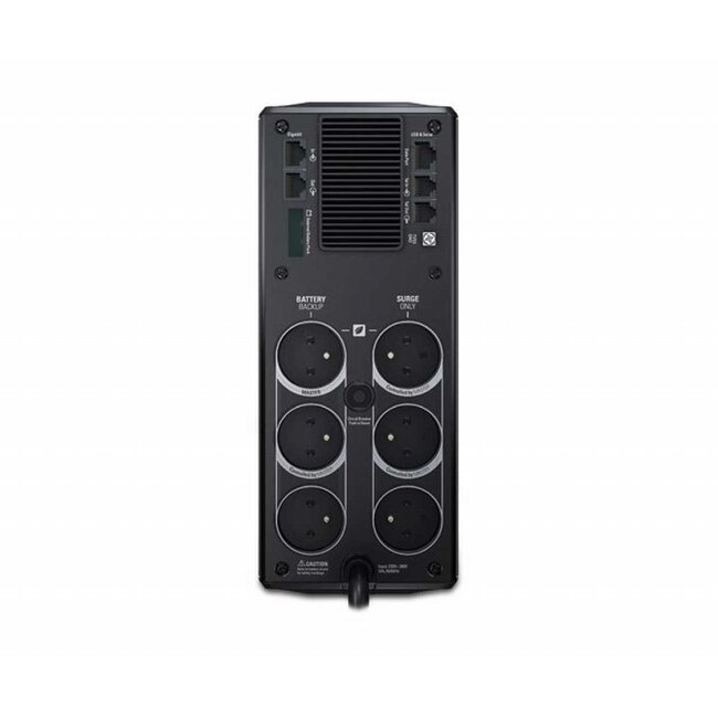 APC Back-UPS Pro BR1200G-FR | 1200 VA | 6 Franse/Belgische Stopcontacten (3 op Accu) | AVR Spanningstabilisatie | Bescherming tegen Stroomstoringen