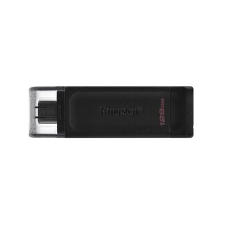 Kingston DataTraveler 70 | 128GB USB-C 3.2 Flash Drive | Zwart