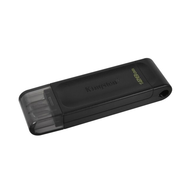 Kingston DataTraveler 70 | 128GB USB-C 3.2 Flash Drive | Zwart