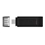 Kingston DataTraveler 70 | 128GB USB-C 3.2 Flash Drive | Zwart