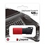 Kingston DataTraveler Exodia M | 128GB USB-A 3.2 Flash Drive | Zwart/Rood