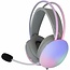 White Shark Firefly RGB | On-Ear Gaming Headset | 3,5mm Connector & USB-A | Wit
