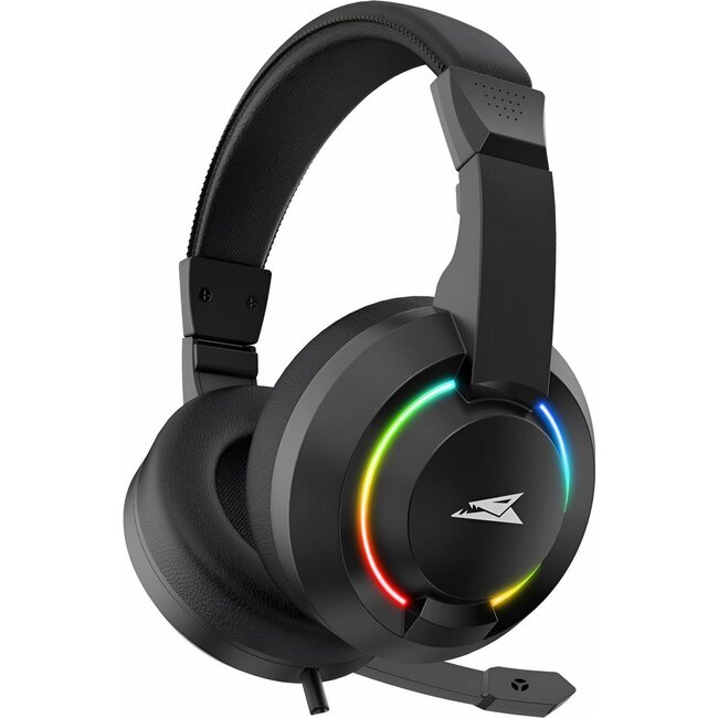 Baracuda HYDRA RGB Rainbow | Gaming Headset 3,5mm & USB | Zwart
