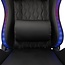 White Shark INDIANAPOLIS | Gamestoel met RGB-verlichting | Belastbaar tot 120 kg