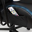 White Shark INDIANAPOLIS | Gamestoel met RGB-verlichting | Belastbaar tot 120 kg