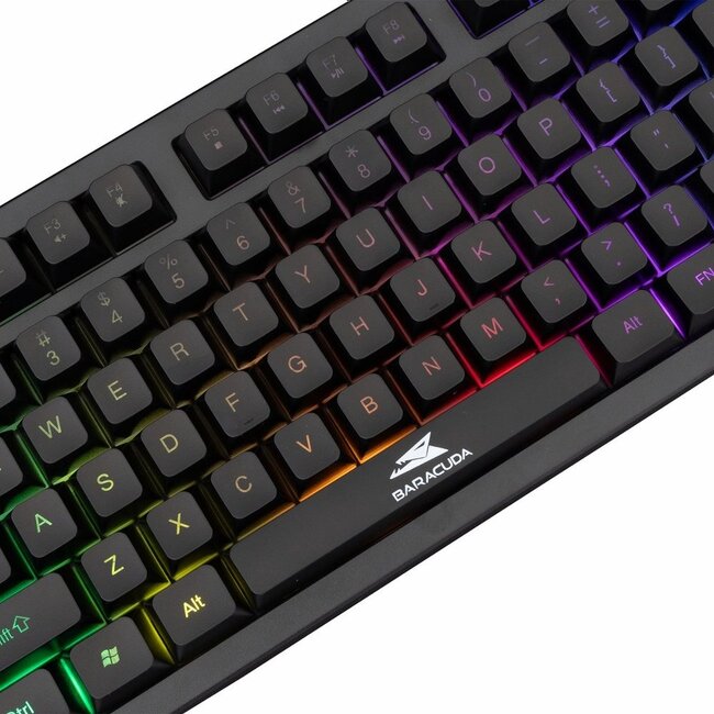 Baracuda KRILL RGB | Tenkeyless Bedraad Gaming Toetsenbord | QWERTY | Zwart