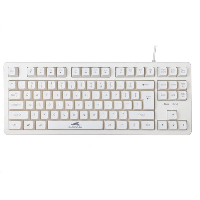 Baracuda KRILL RGB | Tenkeyless Bedraad Gaming Toetsenbord | QWERTY | Wit