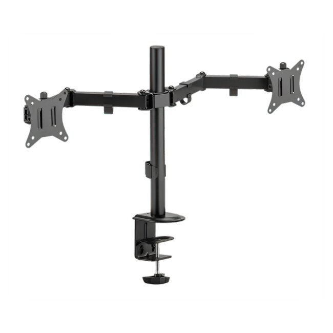 SBOX LCD-352/2-2 | Verstelbare Monitor-bureaubeugel | Tot 32" | Max 9kg | VESA 100x100 | 2 Monitoren