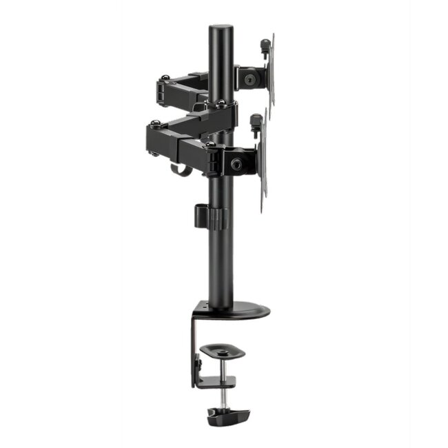 SBOX LCD-352/2-2 | Verstelbare Monitor-bureaubeugel | Tot 32" | Max 9kg | VESA 100x100 | 2 Monitoren