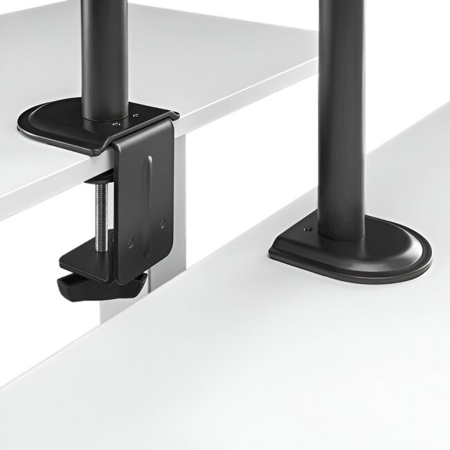 SBOX LCD-352/2-2 | Verstelbare Monitor-bureaubeugel | Tot 32" | Max 9kg | VESA 100x100 | 2 Monitoren