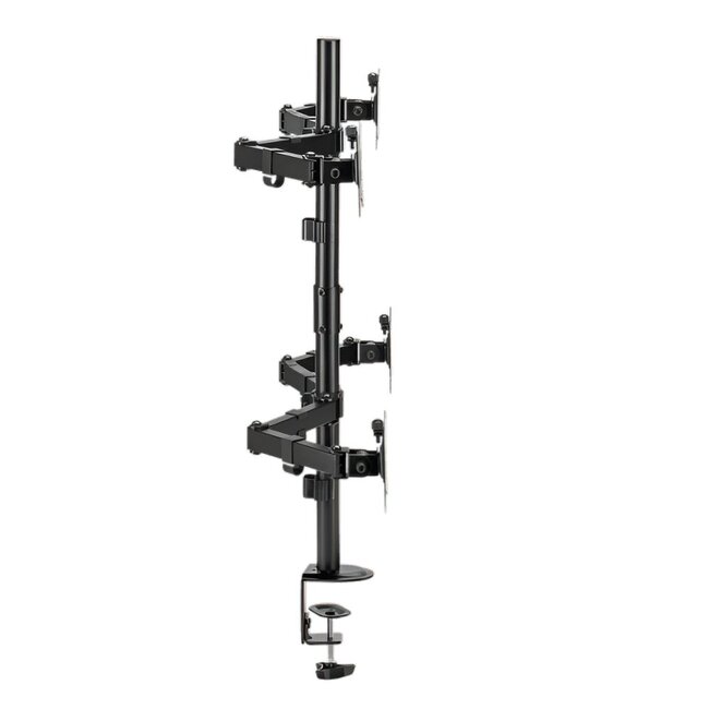 SBOX LCD-352/4-2 | Verstelbare Monitor-bureaubeugel | Tot 32" | Max 9kg | VESA 100x100 | 4 Monitoren