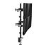 SBOX LCD-352/4-2 | Verstelbare Monitor-bureaubeugel | Tot 32" | Max 9kg | VESA 100x100 | 4 Monitoren