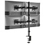 SBOX LCD-352/4-2 | Verstelbare Monitor-bureaubeugel | Tot 32" | Max 9kg | VESA 100x100 | 4 Monitoren