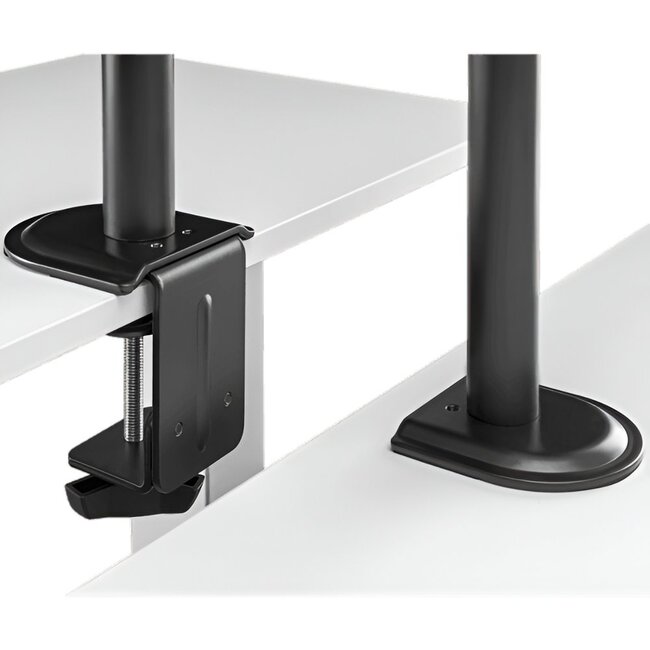 SBOX LCD-352/4-2 | Verstelbare Monitor-bureaubeugel | Tot 32" | Max 9kg | VESA 100x100 | 4 Monitoren