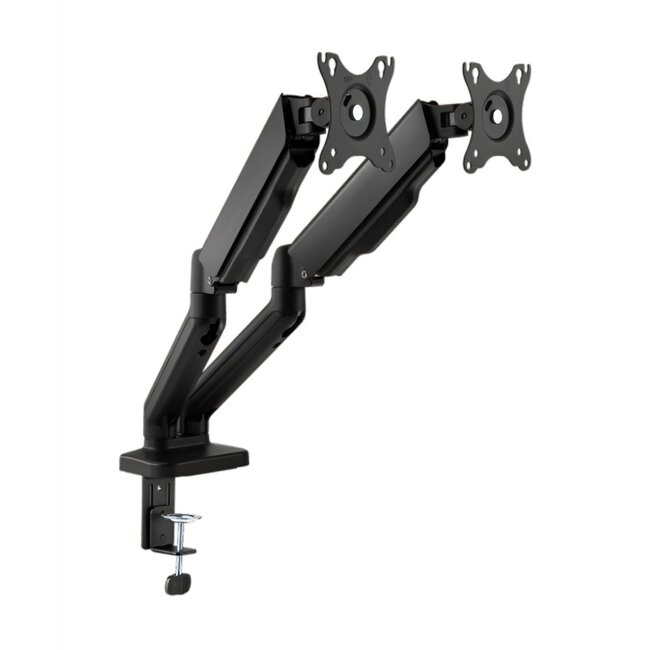 SBOX Flex LCD-S024-2 | Verstelbare Monitor-bureaubeugel | Tot 32" | Max 9kg | VESA 100x100 | 2 Monitoren