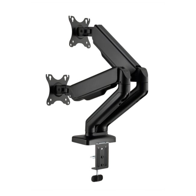 SBOX Flex LCD-S024-2 | Verstelbare Monitor-bureaubeugel | Tot 32" | Max 9kg | VESA 100x100 | 2 Monitoren