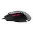 Baracuda MANTA RGB | Bekabelde Gaming Muis | Rechtshandig | USB-A | 12800 DPI | Grijs