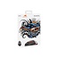Baracuda MANTA RGB | Bekabelde Gaming Muis | Rechtshandig | USB-A | 12800 DPI | Grijs
