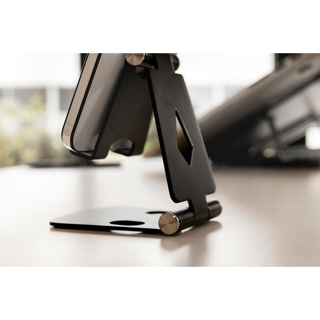 Mobiparts Phone Stand | Verstelbare Telefoonhouder van Metaal | Maat M