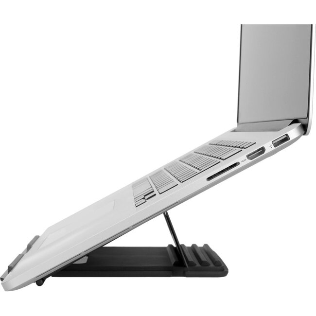 Mobiparts Laptopstandaard | Metaal | Zwart | Geschikt tot 17.3"