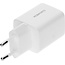 Mobiparts GaN Wall Charger | Dual USB-C Oplader 35W | Wit