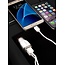 Mobiparts Car Charger | Dual USB-A Autolader 12W / 2.4A | Wit