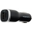 Mobiparts Car Charger | Dual USB-A & USB-C Autolader 12W | Zwart