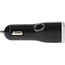 Mobiparts Car Charger | Dual USB-A & USB-C Autolader 12W | Zwart