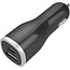 Mobiparts Car Charger | Dual USB-A & USB-C Autolader 12W | Zwart