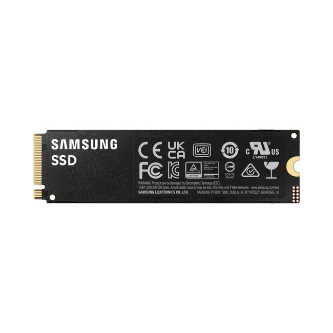 Samsung 990 PRO | 1TB NVMe SSD | M.2 Gen4 | 7.450MB/s Lezen | 6.900MB/s Schrijven