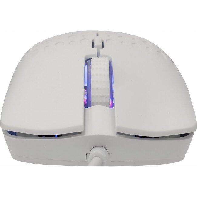 SBOX Baracuda OCTOPUS RGB | Bekabelde Gaming Muis | Rechtshandig | USB-A | 3600 DPI | Wit