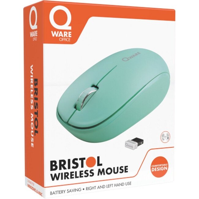QWare QWARE Wireless Mouse Bristol Mint