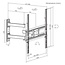 SBOX PLB-3644-2 | TV-beugel | 32-55" | Max 35kg | VESA 400x400