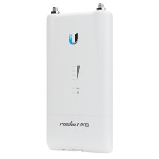 Ubiquiti Rocket 5AC Lite | WiFi 5 Base Station | 500 Mbit/s | Passief PoE (injector meegeleverd) | Inclusief Mastmontagebeugel | RENEWED (refurbished)