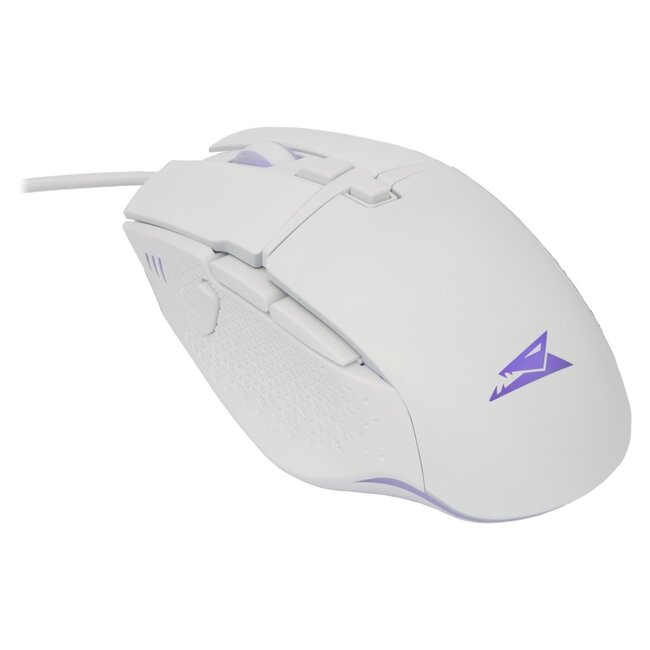 Baracuda RAPTOR RGB | Bedrade Gaming Muis | USB-A | 6400 DPI | Wit