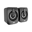 Baracuda SEASHELL Rainbow | 2.0 Stereo Luidsprekerset USB | 2x3000mW | Zwart