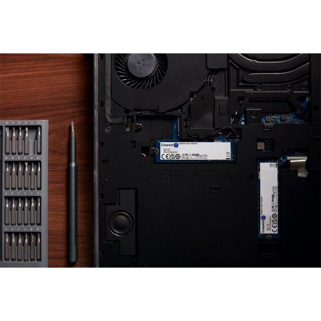 Kingston NV3 | 500GB NVMe SSD | M.2 Gen4 | 5.000MB/s Lezen | 3.000MB/s Schrijven