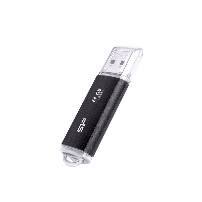 Silicon Power Blaze B02 | 64GB USB-A 3.2 Flash Drive | Zwart