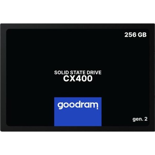 Goodram CX400 | 256GB SATA SSD | 2.5'' | 550MB/s Lezen | 480MB/s Schrijven