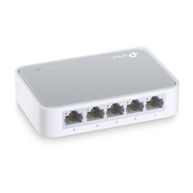 TP-Link TL-SF1005D | Unmanaged Switch | 5-poorts Fast Ethernet (10/100 Mbps) | Wit