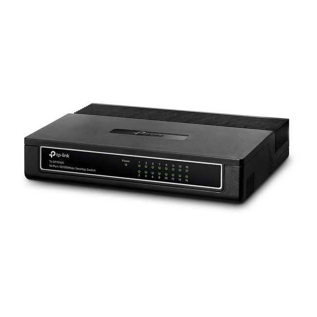 TP-Link TP-LINK TL-SF1016D | Unmanaged Fast Ethernet Switch | 16 Poorten