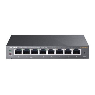 TP-Link TL-SG108PE | 8-Poorts Gigabit Easy Smart Switch | 4x PoE+ | Managed