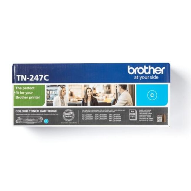 Brother TN-247C | Tonercartridge | Origineel | Cyaan | 1 stuk